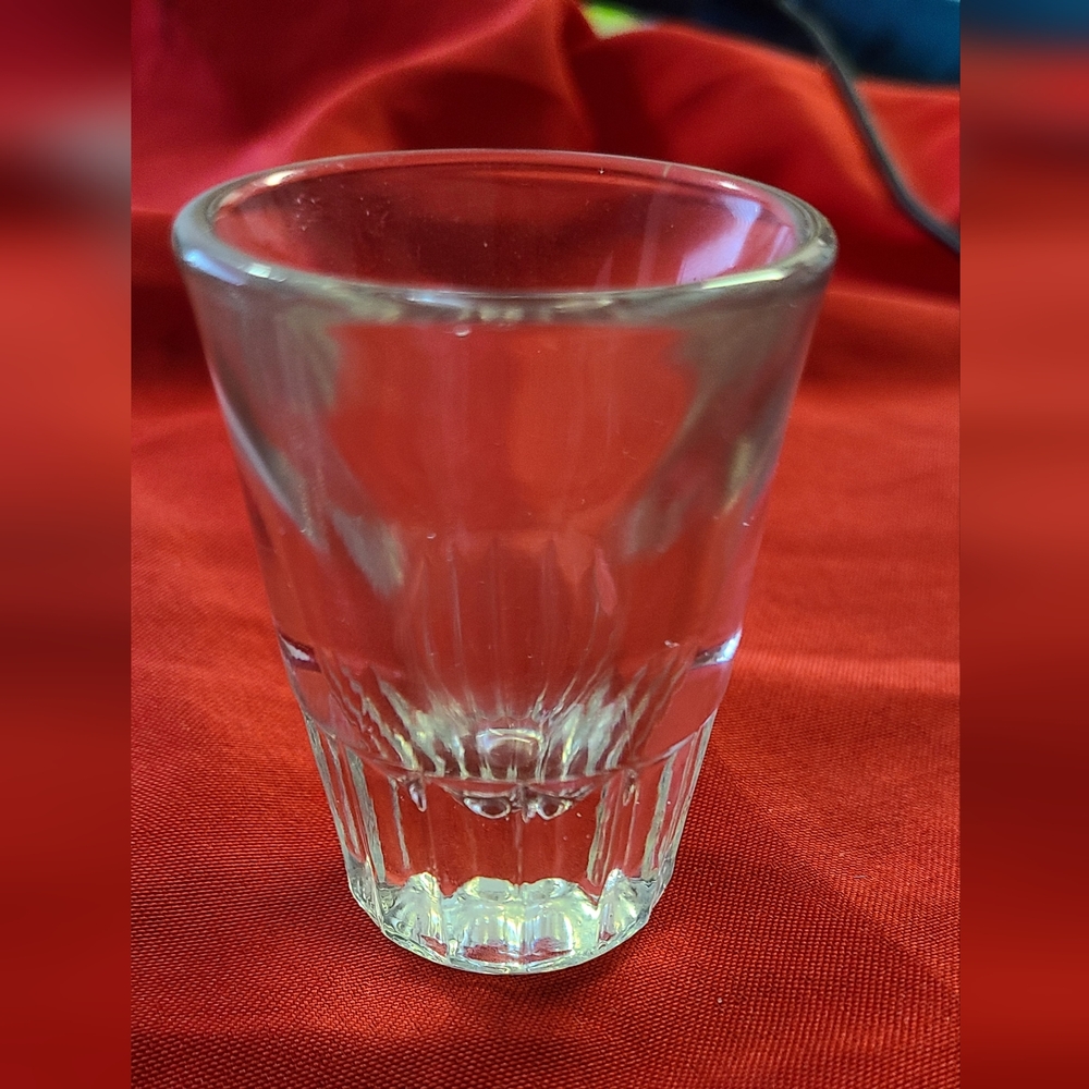 One vintage shot glass